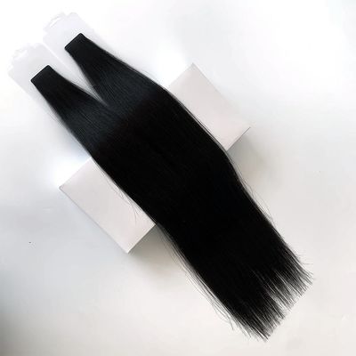 Super Slim Tapes Vida 3 meses OEM Salón de suministros de la cinta de pelo europea Ins 100% el cabello humano