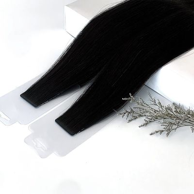 Super Slim Tapes Vida 3 meses OEM Salón de suministros de la cinta de pelo europea Ins 100% el cabello humano