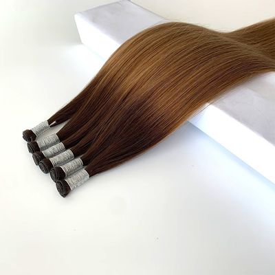 Genius Weft 100g de cuticula del cabello humano cabello alineado doble tiempo de entrega estimado