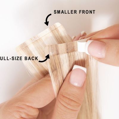 Producto caliente Remy Hair Slim Tape Extensiones de cabello con 30 días de política de reembolso