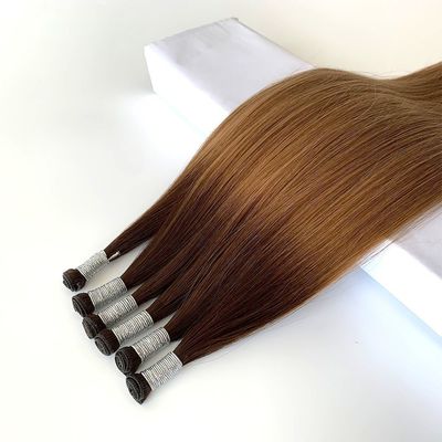 Cabello humano vietnamita de doble trazado, genio de tejido superior, super lujo, extensiones rectas.