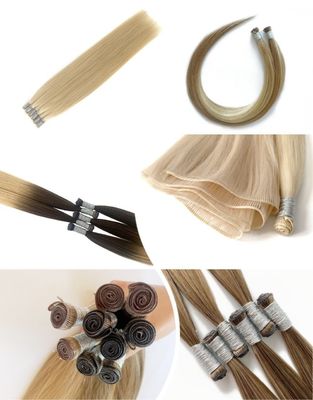 Extensiones de cabello de tejido de genio dobles 100g/paquete Envío con FedEx/DHL/Aramex/TNT