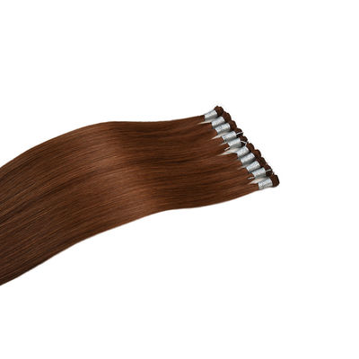 Envío FedEx / DHL / Aramex / TNT Extensión de cabello de trama doble remy atada a mano
