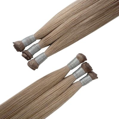 Extensión de cabello de trama europea sin enredos sin derramamiento Cabello virgen doble