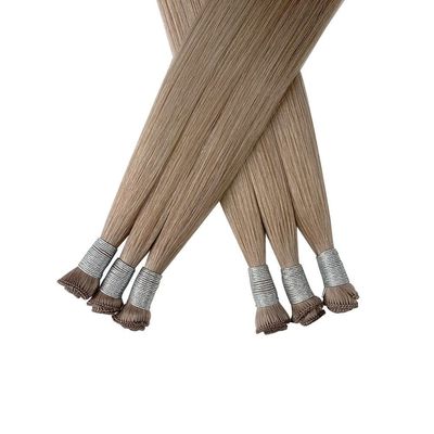 Extensión de cabello de trama europea sin enredos sin derramamiento Cabello virgen doble