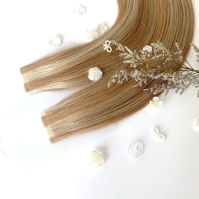 Muti-Color Sin costura Remy Virigen Cabello Humano Ultra delgada cinta en extensiones de cabello cinta de EE.UU.
