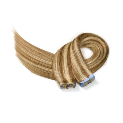 Muti-Color Sin costura Remy Virigen Cabello Humano Ultra delgada cinta en extensiones de cabello cinta de EE.UU.