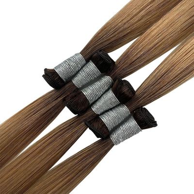 100 g/paquete Cabello brasileño de trama plana cuticular doblemente dibujada extensiones de cabello humano intactas