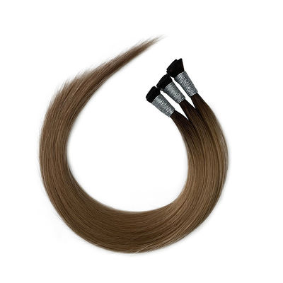 100 g/paquete Cabello brasileño de trama plana cuticular doblemente dibujada extensiones de cabello humano intactas