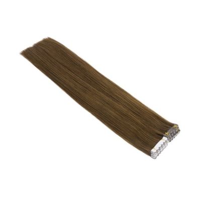 Mini cinta de cabello europeo en extensiones de cabello humano reales de doble dibujo virgen Remy pequeña cinta
