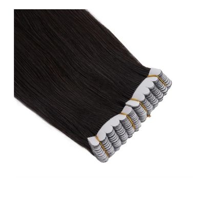 Mini cinta de cabello europeo en extensiones de cabello humano reales de doble dibujo virgen Remy pequeña cinta