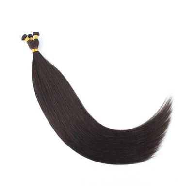 Cabello humano ruso de doble tirada con las trenzas de la mano Grado 12A Extensiones de cabello con las trenzas