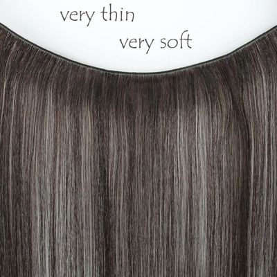 Cabello humano ruso de doble tirada con las trenzas de la mano Grado 12A Extensiones de cabello con las trenzas