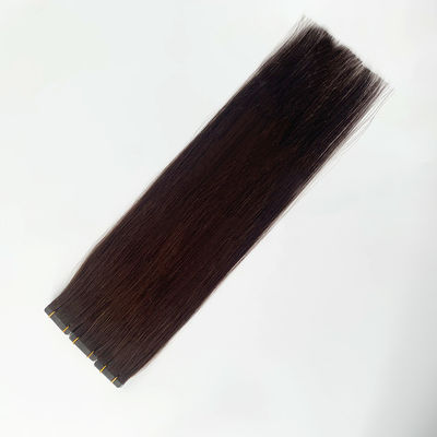 Cabello remy rubio negro gris color cutícula alineada cinta brasileña en extensiones de cabello humano