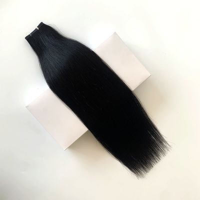Calidad de cabello Remy Cabello europeo PU tejido de la piel Extensiones de cabello humano doble dibujado PW-24268