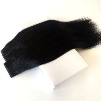 Calidad de cabello Remy Cabello europeo PU tejido de la piel Extensiones de cabello humano doble dibujado PW-24268