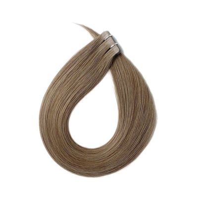 Muti-color doble dibujado virgen Remy Russo de la cutícula Balayage cinta de extensiones de cabello