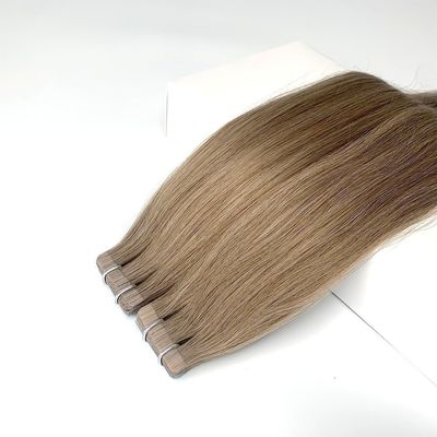 Muti-color doble dibujado virgen Remy Russo de la cutícula Balayage cinta de extensiones de cabello
