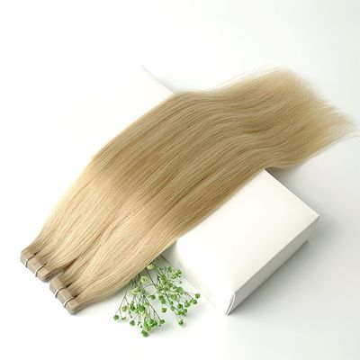 Real cinta de pelo humano Remy en extensiones de cabello para la aplicación sin problemas