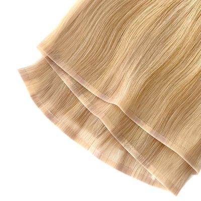 PW-24268 US Extensión de tejido cutáneo con agujeros Cuticular alineada Cabello virgen crudo Xo tejido de agujero
