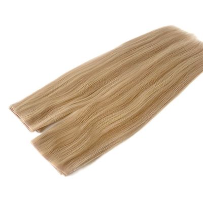 PW-24268 US Extensión de tejido cutáneo con agujeros Cuticular alineada Cabello virgen crudo Xo tejido de agujero
