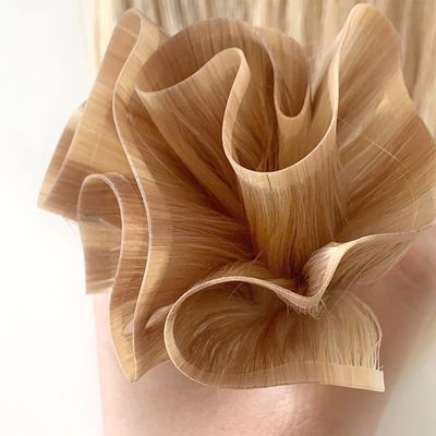 Remy Hair Dyeable PU Skin Weft /Tape Weft Extension con cinta de resaltado en las extensiones de cabello