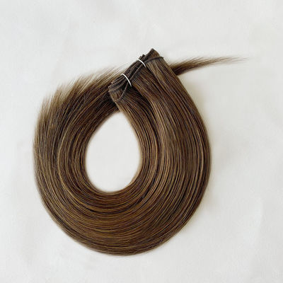 Tela de cabello de doble trazado europea Tela de cabello de doble trazado rusa Tela de caballo de cola de caballo Remy Tela humana 100 g/paquete