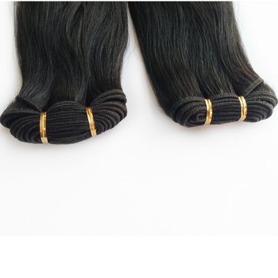 100 g/envase de tejido de cabello remy 100% crudo sin procesar de la cutícula del cabello indio