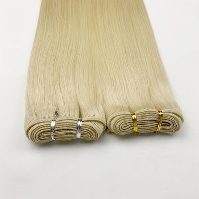 Cabello doblemente dibujado con tejido ruso Remy Extensiones de cabello Estilo recto Sin derramamiento
