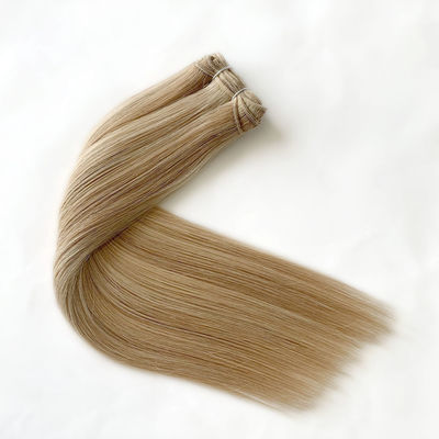 100 g/ envase doble de 100 cuticula Remy Hair Weft Extension con pago inicial