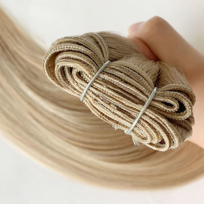 100 g/ envase doble de 100 cuticula Remy Hair Weft Extension con pago inicial