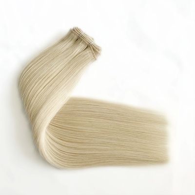 100 g/ envase doble de 100 cuticula Remy Hair Weft Extension con pago inicial