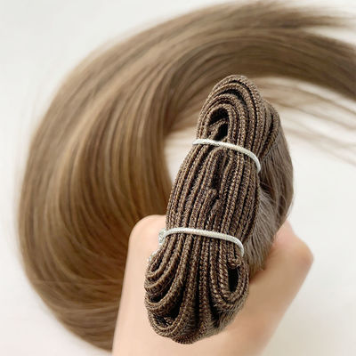 Pago completo Extensiones de tejido capilar brasileño Remy Cabello humano recto tejido teñido