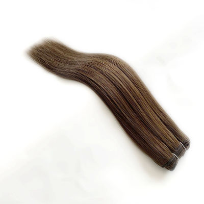 Pago completo Extensiones de tejido capilar brasileño Remy Cabello humano recto tejido teñido