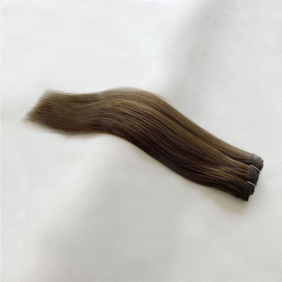Pago completo Extensiones de tejido capilar brasileño Remy Cabello humano recto tejido teñido