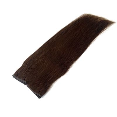 Muti Color Remy Extensiones de cabello 100% Peruano Plano de tejido cabello humano con tejido PU de piel