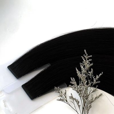 Extensiones de cabello de cútica completa de Rusia Extensiones de cabello de cinta sin costura invisibles para cabello