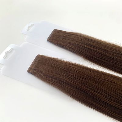 Cintas de cabello virgen sin costura en extensiones personalizadas solicitud personalizada 18 meses de vida