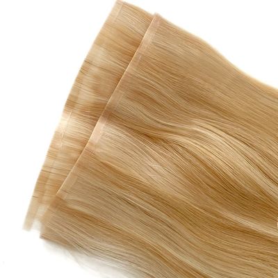 Cabello humano PU tejido de piel en color Muti para el paquete Tamaño 50.00cm * 8.00cm * 3.00cm