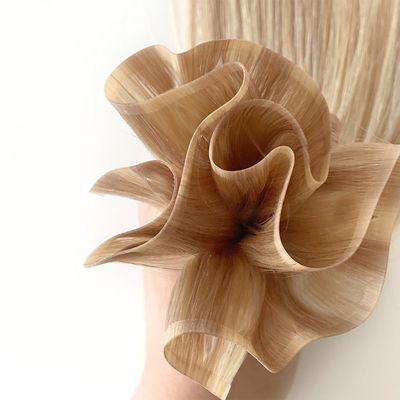 Cabello humano PU tejido de piel en color Muti para el paquete Tamaño 50.00cm * 8.00cm * 3.00cm