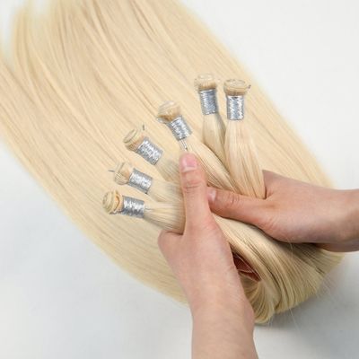 50.00cm * 8.00cm * 3.00cm Tamaño del paquete Genius Weft Remy Extensiones de cabello de grado 12A