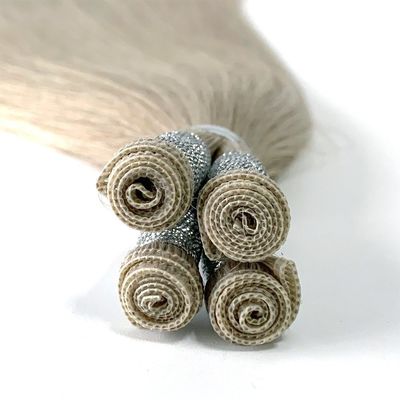 100 g/paquete de Remy Europeo Extensiones de tejido de cabello humano 13A Doble dibujado genio ruso