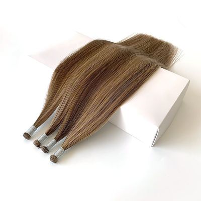 100% de cabello humano virgen tejidos recto cortado alineado cabello peruano genio tejido