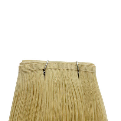 100 Cabello humano tejidos de cabello plano de peso plano-231010 y teñible para teñido profesional