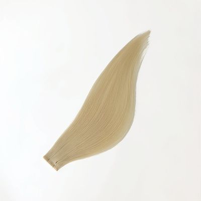 Cabello humano doblemente dibujado Invisible tejidos planos estilo recto 30 días de garantía de devolución