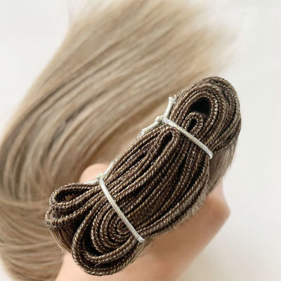 24 pulgadas Personalización delgada suave luz sin costura de tejido Remy 12A grado extensiones de cabello de tejido