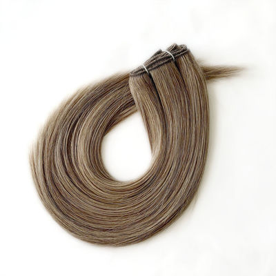 24 pulgadas Personalización delgada suave luz sin costura de tejido Remy 12A grado extensiones de cabello de tejido