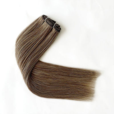 24 pulgadas Personalización delgada suave luz sin costura de tejido Remy 12A grado extensiones de cabello de tejido