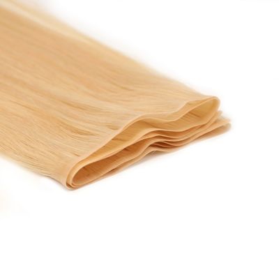 Pago inicial Extra Largo Micro delgado sin costuras PU tejido de piel tejido invisible cabello humano
