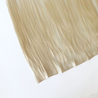 Pago inicial Extra Largo Micro delgado sin costuras PU tejido de piel tejido invisible cabello humano